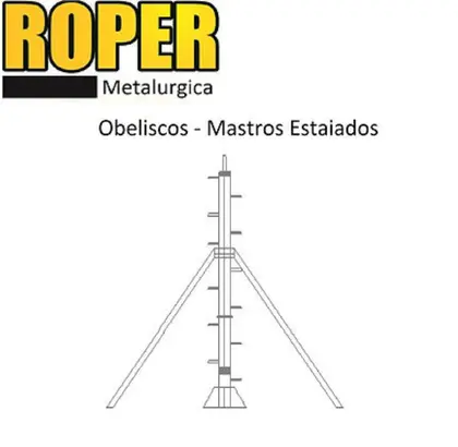 Obeliscos e Mastros Estaiados